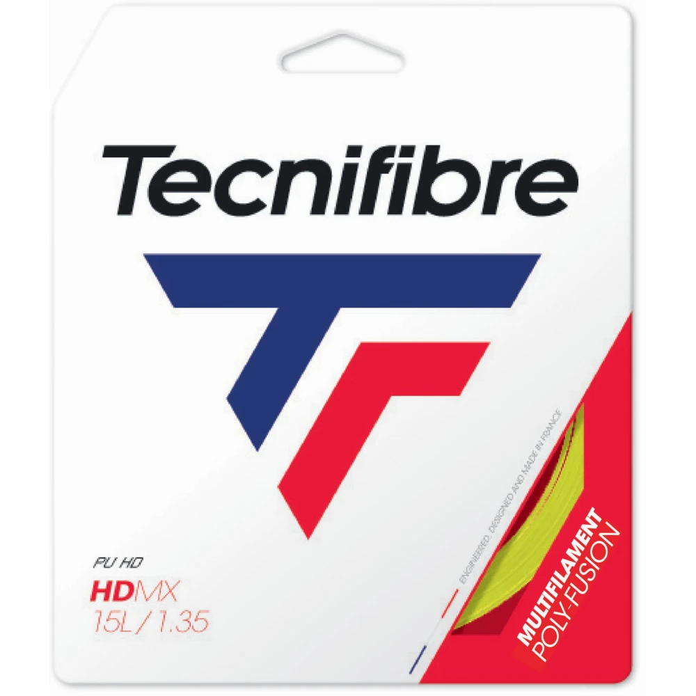 Tecnifibre HDMX Yellow 15L Tennis String (Set) 3 Tecnifibre HDMX Yellow 15L Tennis String (Set)