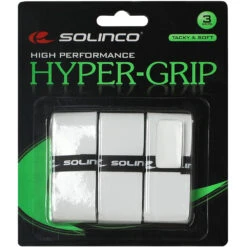 Solinco HyperGrip White Overgrip (3 Pack)