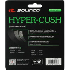 Racquets Shop -Racquets Shop 1920373 Solinco Hyper Cush Replacement Grip Black b 1000 1000