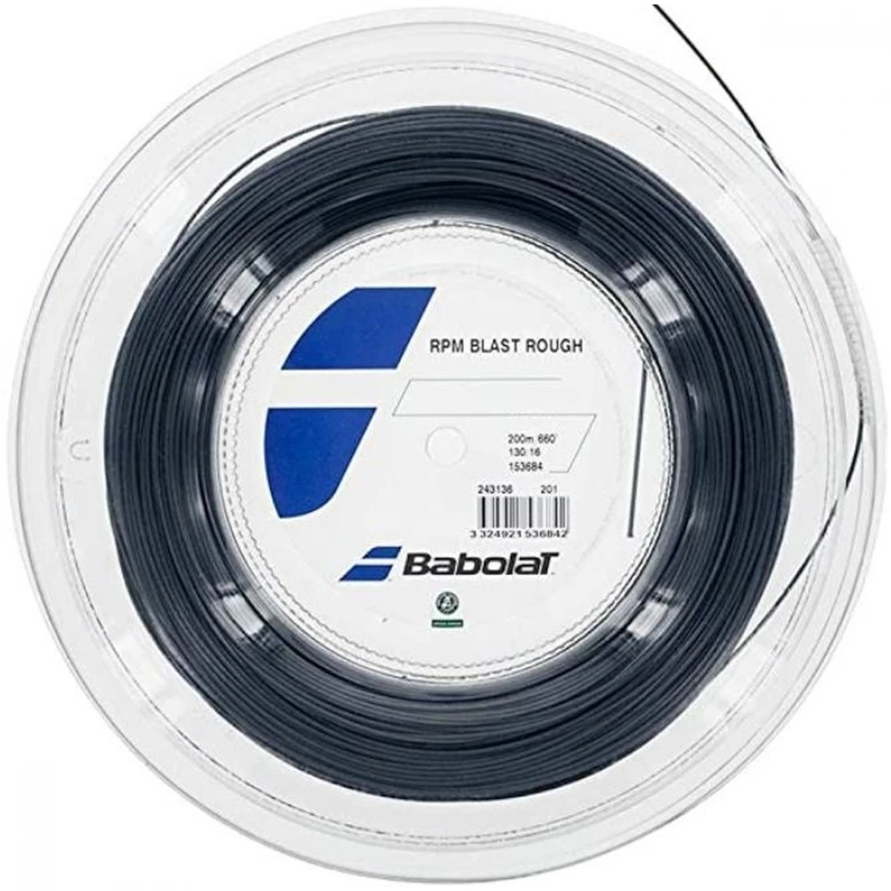 Babolat RPM Rough 16g Black Tennis String (Reel) 3 Babolat RPM Rough 16g Black Tennis String (Reel)