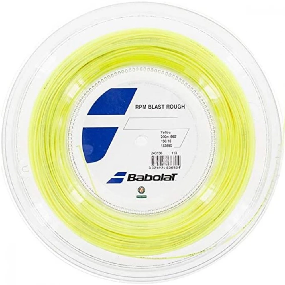 Babolat RPM Rough 17g Yellow Tennis String (Reel) 3 Babolat RPM Rough 17g Yellow Tennis String (Reel)