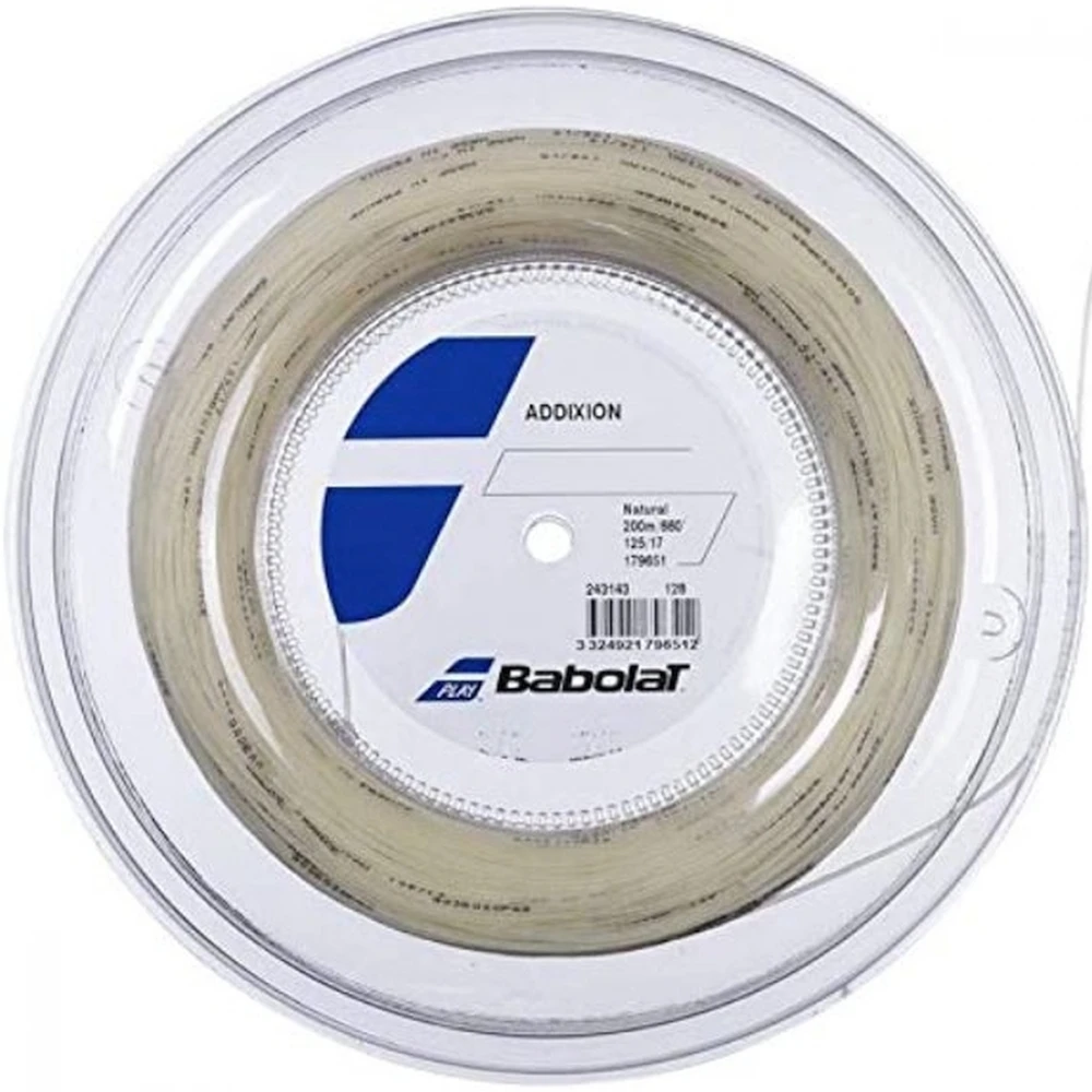 Babolat Addixion 16g Natural Tennis String (Reel) 3 Babolat Addixion 16g Natural Tennis String (Reel)
