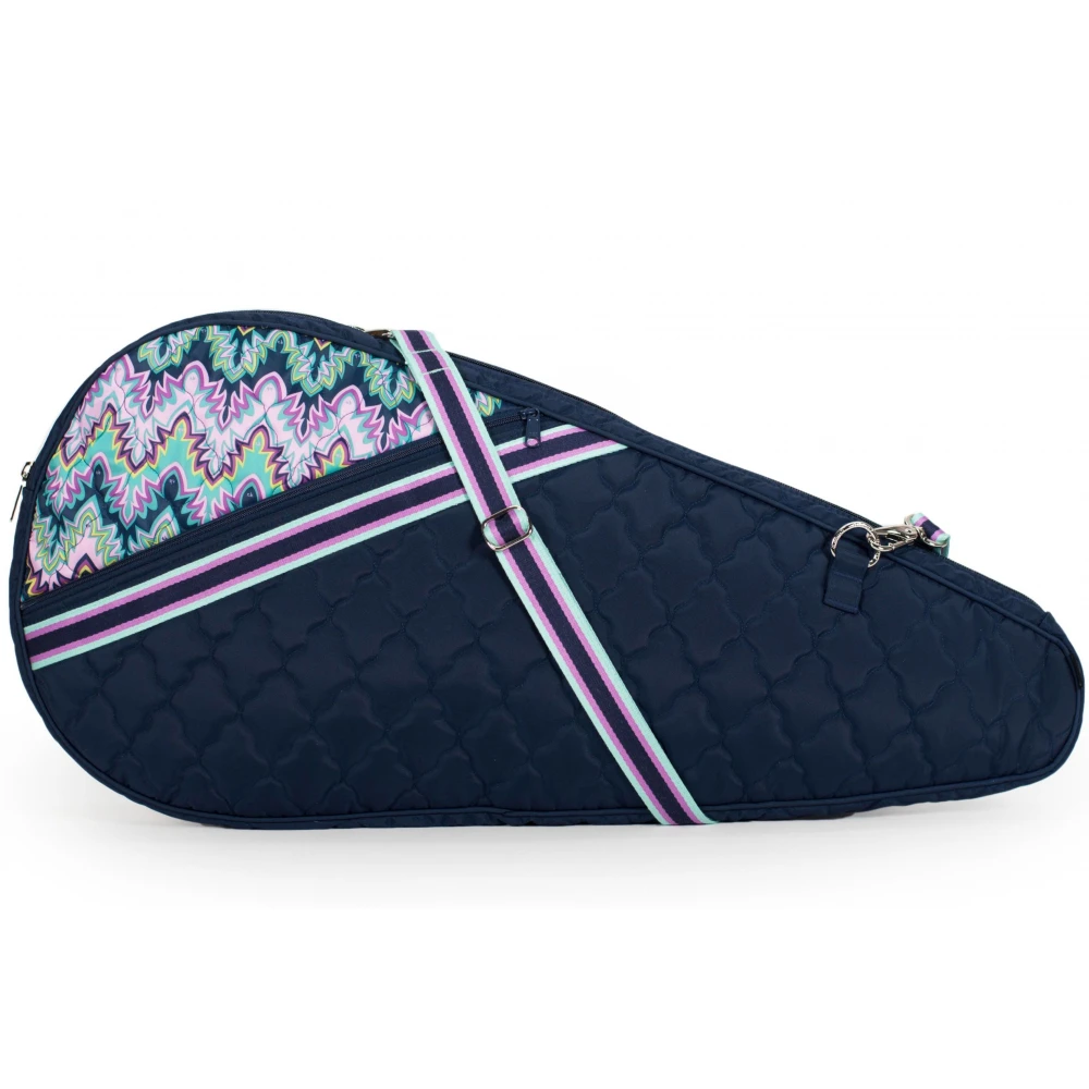 Cinda B Tennis Racquet Sleeve (Midnight Calypso) 3 Cinda B Tennis Racquet Sleeve (Midnight Calypso)