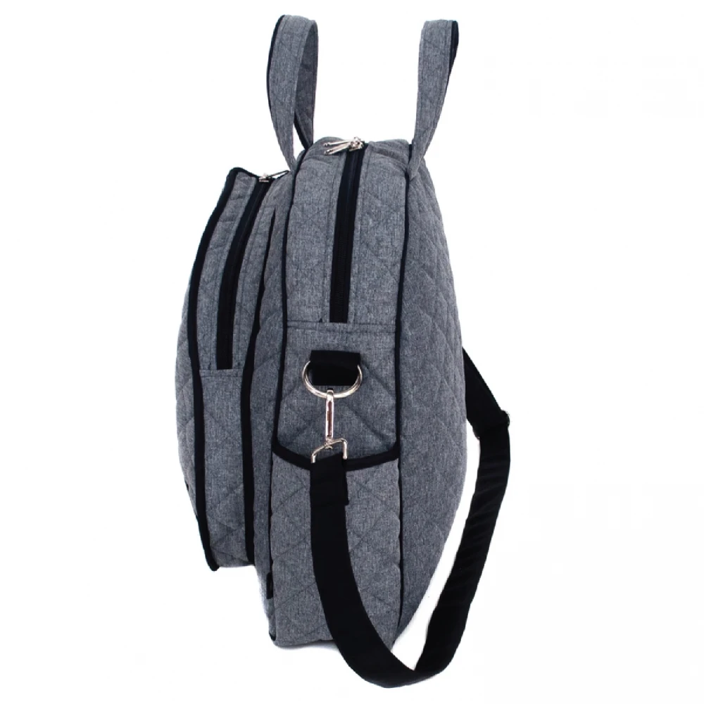 Cinda B Tennis Tote (Heather Grey) 5 Cinda B Tennis Tote (Heather Grey) - Image 3