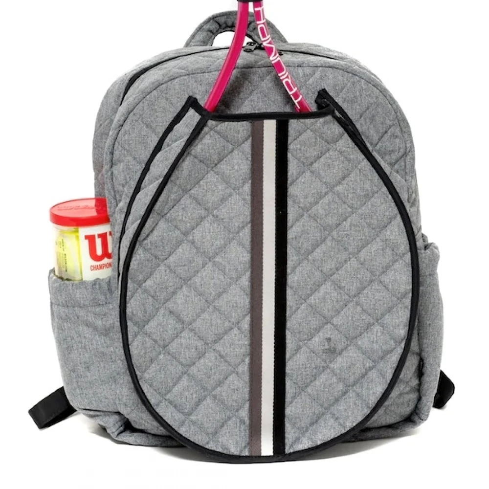 Cinda B Tennis Backpack (Heather Grey) 3 Cinda B Tennis Backpack (Heather Grey)