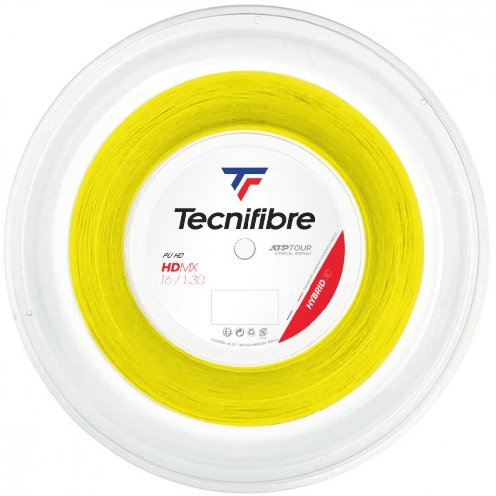 Tecnifibre HDMX Yellow 16g Tennis String (Reel) 3 Tecnifibre HDMX Yellow 16g Tennis String (Reel)