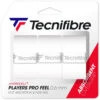 Tecnifibre Players ProFeel Overgrip 3-Pack (White) -Racquets Shop 52PLAPROWH Tecnifibre Players ProFeel Overgrip 3pk White a 1000 1000