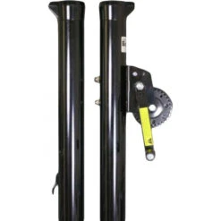 Douglas Sidewinder 2-7/8 Inch Tennis Post W/ External Wind (Black)