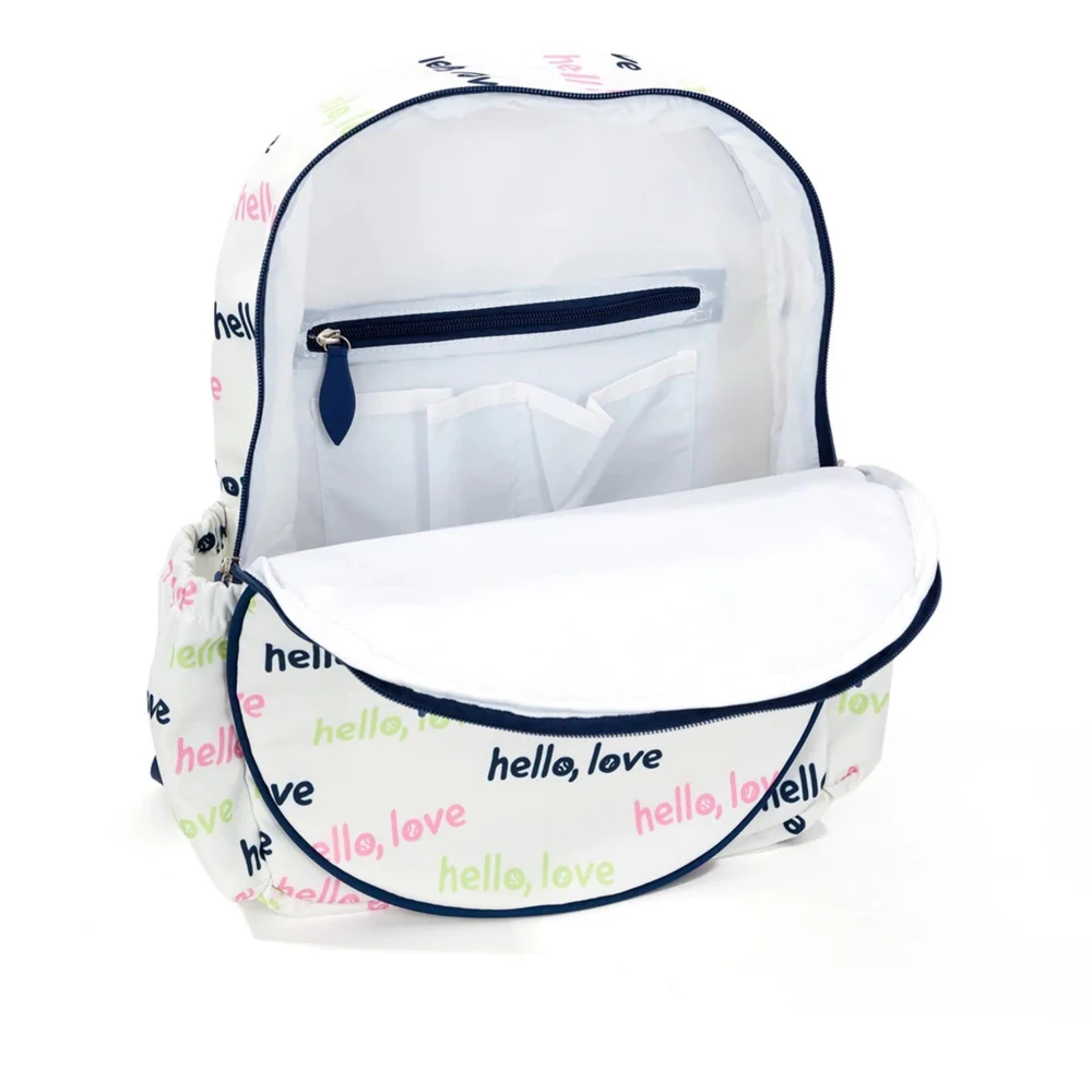 Ame & Lulu Big Love Tennis Backpack (Hello Love) 4 Ame & Lulu Big Love Tennis Backpack (Hello Love) - Image 2