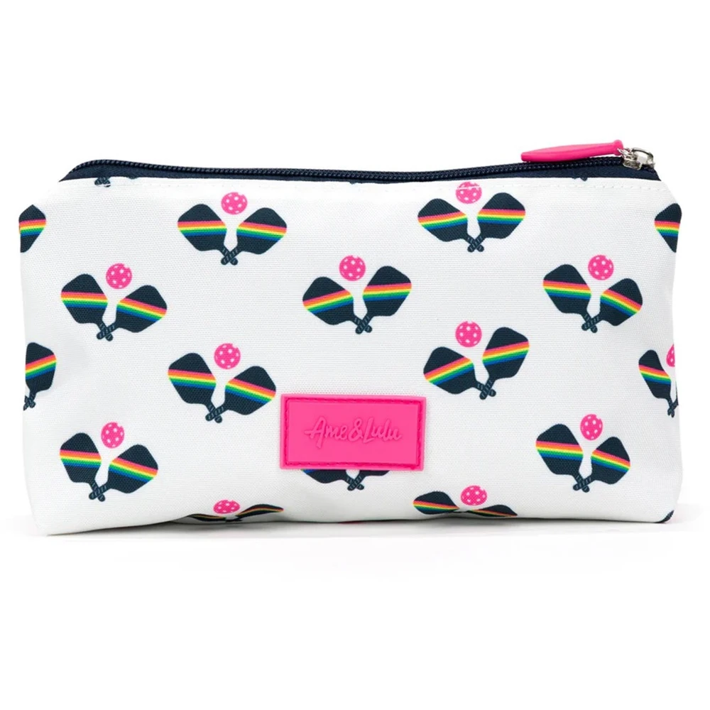 Ame & Lulu Everyday Pickleball Pouch (Rainbow Paddles) - Image 2