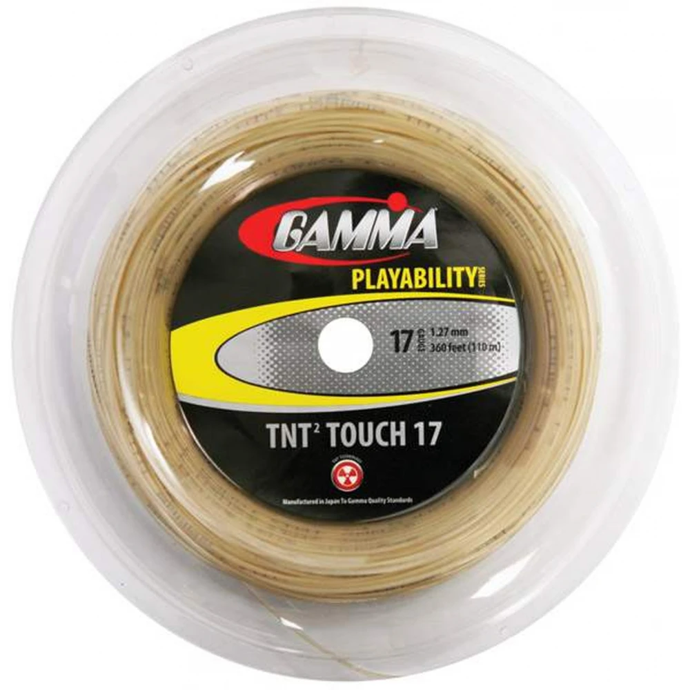 Gamma TNT2 Touch 17g Tennis String (Reel) 3 Gamma TNT2 Touch 17g Tennis String (Reel)