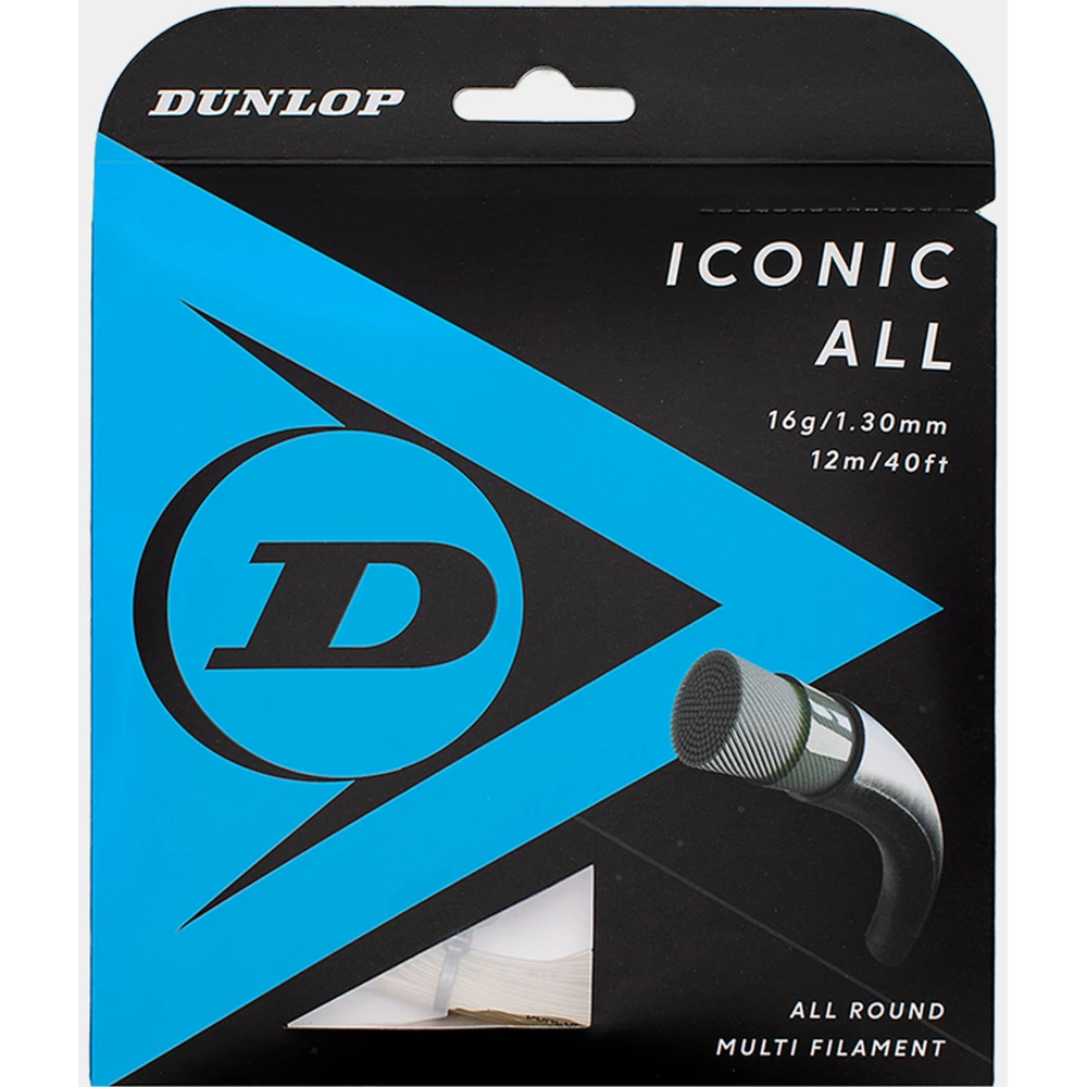Dunlop Iconic All 16g Tennis String (Set) 3 Dunlop Iconic All 16g Tennis String (Set)