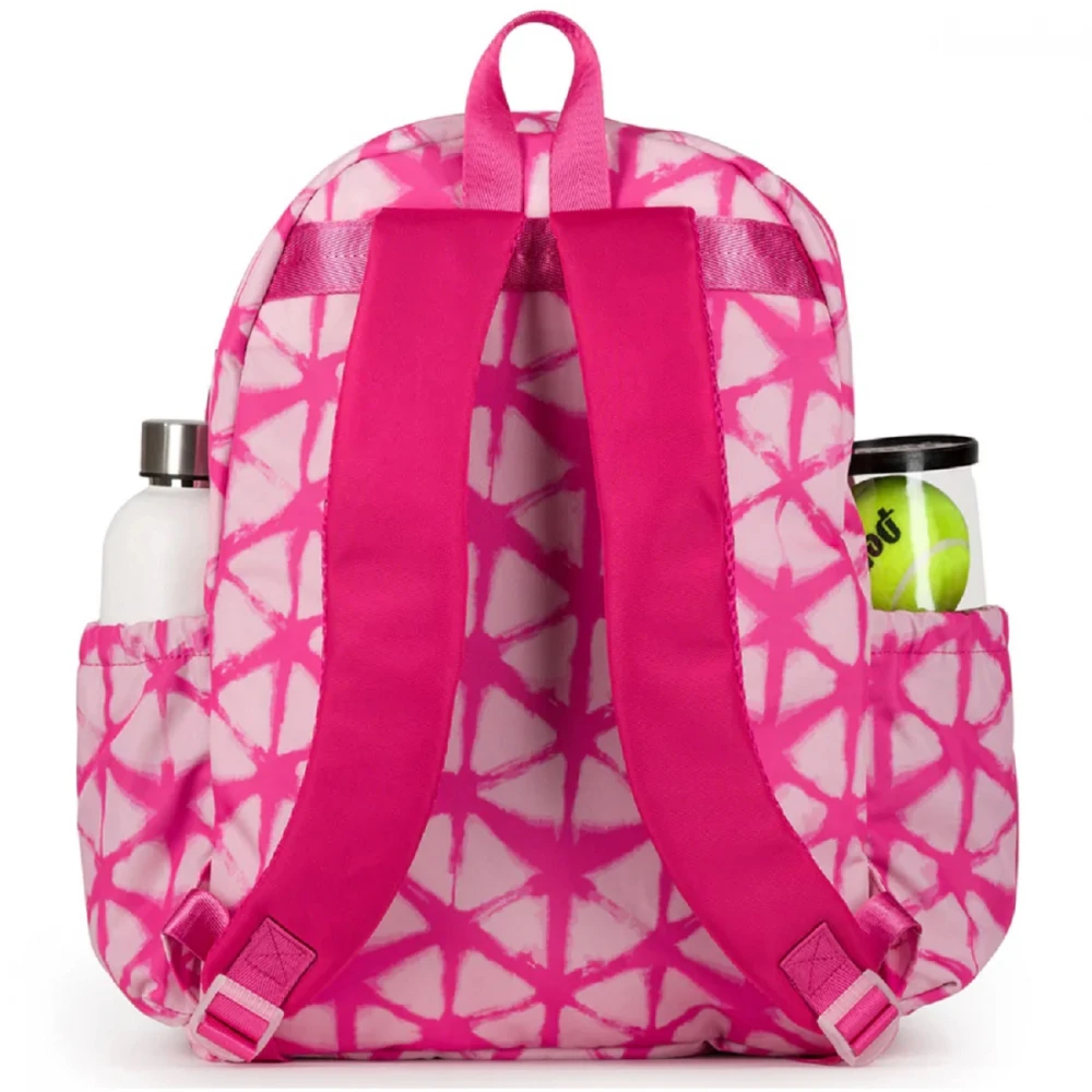 Ame & Lulu Junior Love Tennis Backpack (Bubblegum Shibori) 4 Ame & Lulu Junior Love Tennis Backpack (Bubblegum Shibori) - Image 2