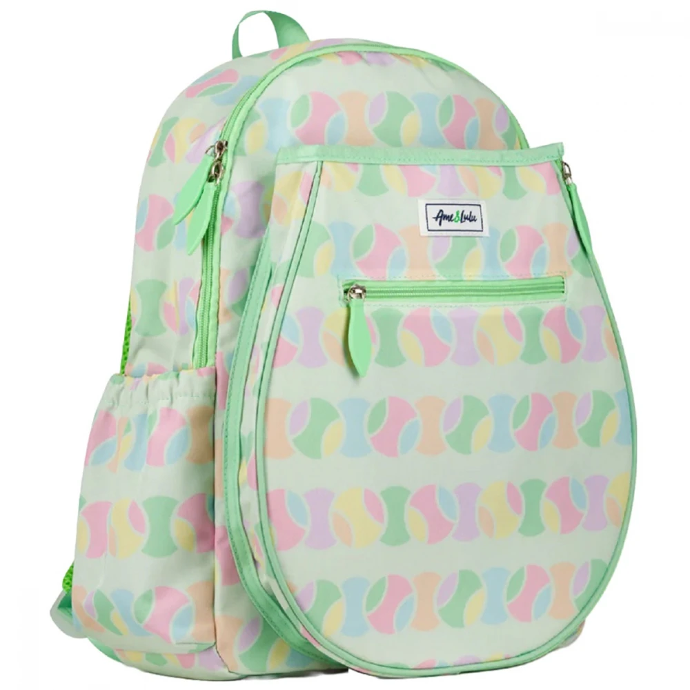 Ame & Lulu Junior Love Tennis Backpack (Cotton Candy) 5 Ame & Lulu Junior Love Tennis Backpack (Cotton Candy) - Image 3