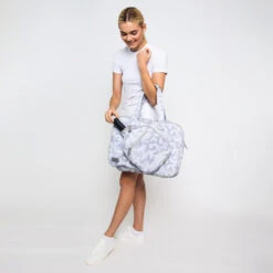 Ame & Lulu Pickleball Tote (Grey Camo) -Racquets Shop PBT197 Ame Lulu Pickleball Tote Grey Camo c min 1000 1000