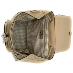 NiceAces Women’s SARA Handmade Vegan Leather Tennis Backpack (Beige) -Racquets Shop SRBPBGE Nice Aces Womens SARA Tennis Backpack Beige c 1000 1000