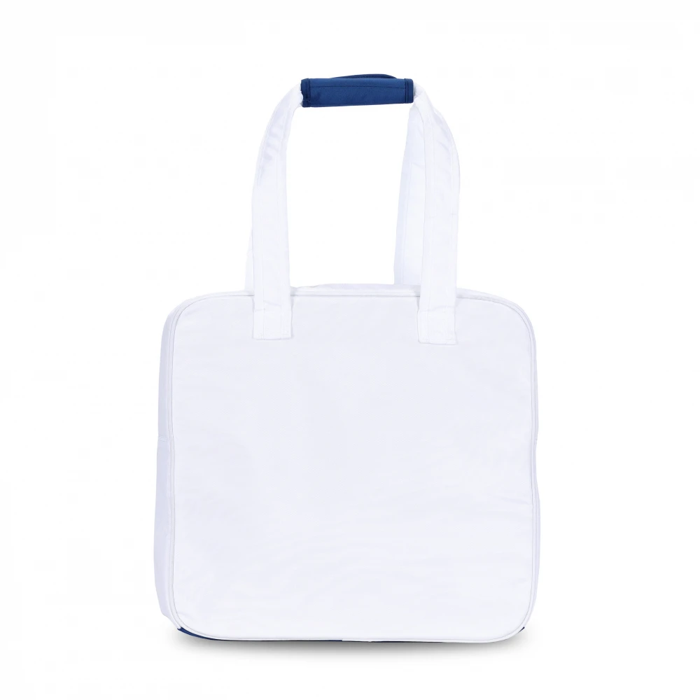 Ame & Lulu Sweet Shot Tennis Tote 3.0 (White/Navy) - Image 2