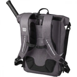Wilson Roll Top Tennis Backpack (Charcoal) 7 Wilson Roll Top Tennis Backpack (Charcoal) -Racquets Shop WR8004601001 Wilson Roll Top Tennis Backpack Charcoal c 1000 1000