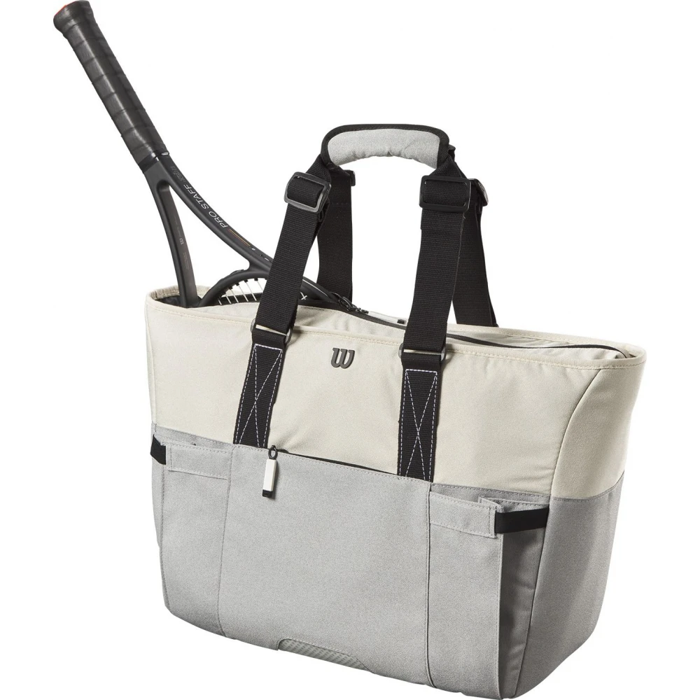 Wilson Women’s Lifestyle Tennis Tote (Grey/Blue) 4 Wilson Women’s Lifestyle Tennis Tote (Grey/Blue) - Image 2