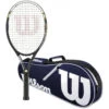 Wilson Hyper Hammer 5.3 Tennis Racquet Bundled W Advantage II Tennis Bag (Navy/White) 2 Wilson Hyper Hammer 5.3 Tennis Racquet Bundled W Advantage II Tennis Bag (Navy/White) -Racquets Shop WRT58610U Bag NVY 2 1000 1000