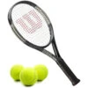 Wilson H2 Hyper Hammer Tennis Racquet Bundled W 3 Tennis Balls -Racquets Shop WilsonH2HyperHammerBndle Balls a 1000 1000