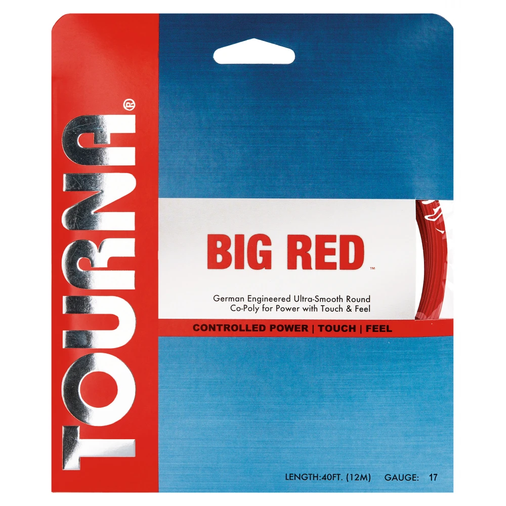 Tourna Big Red 17g Tennis String (Set) 3 Tourna Big Red 17g Tennis String (Set)