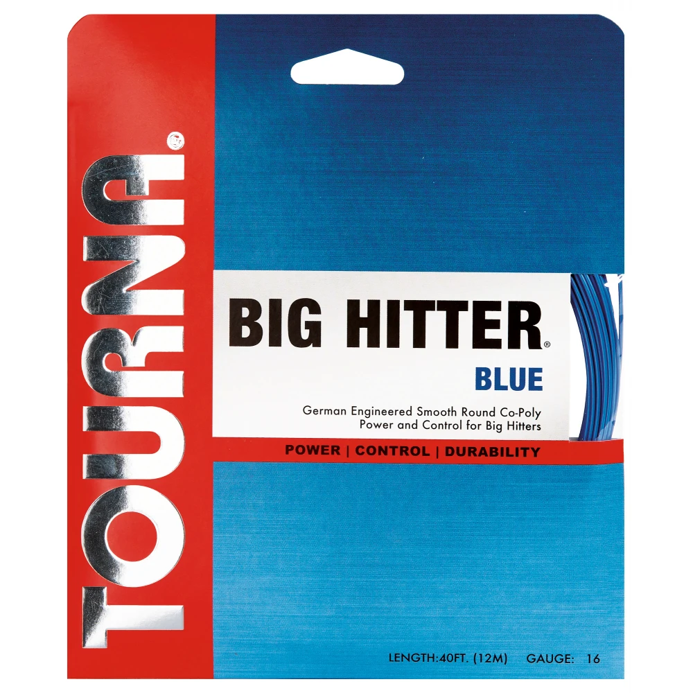Tourna Big Hitter Blue 16g Tennis String (Set) 3 Tourna Big Hitter Blue 16g Tennis String (Set)