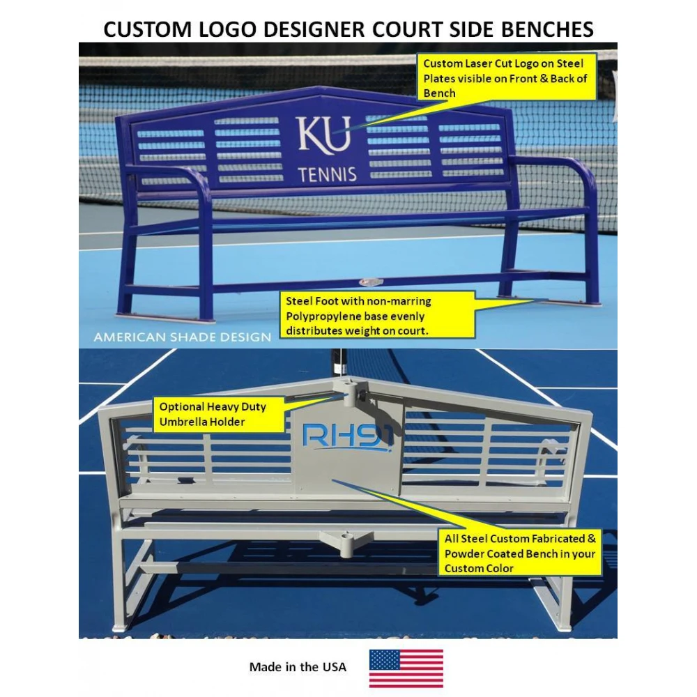 Custom Logo Apex 4-Foot Bench 4 Custom Logo Apex 4-Foot Bench - Image 2