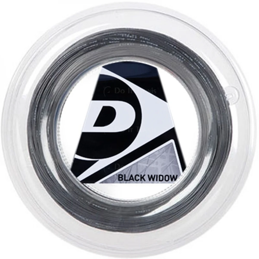 Dunlop Black Widow 16g Tennis String (Reel) 3 Dunlop Black Widow 16g Tennis String (Reel)