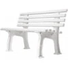Gamma Courtside Tennis 4-FootPolybench (White Or Green) -Racquets Shop gamma courtside tennis polybench white or green 1000 1000