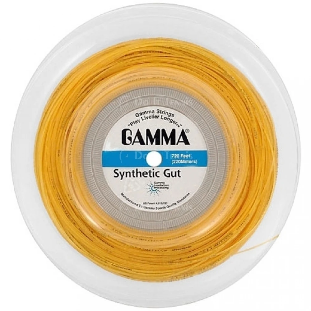Gamma Synthetic Gut 17g Tennis String (Reel) 3 Gamma Synthetic Gut 17g Tennis String (Reel)