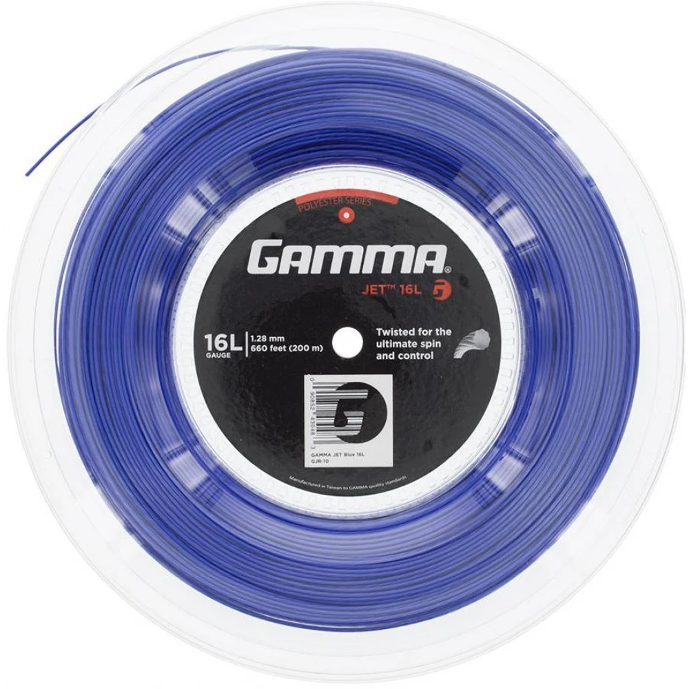 Gamma JET 17g Blue Tennis String (Reel) 3 Gamma JET 17g Blue Tennis String (Reel)