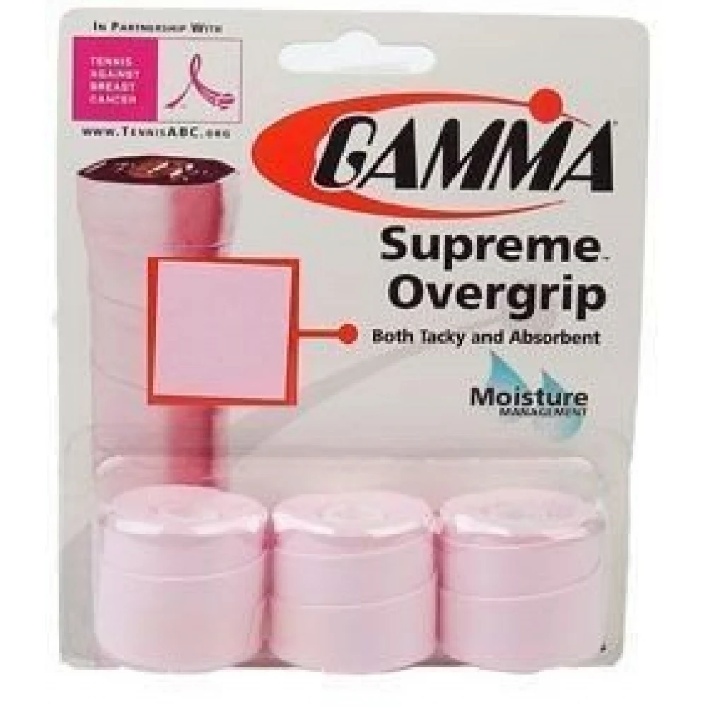 Gamma Supreme Overgrip (3-Pack, Assorted Colors) 5 Gamma Supreme Overgrip (3-Pack, Assorted Colors) - Image 3