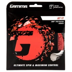 Gamma JET 17g Tennis String (Set) -Racquets Shop gj20 red 17 gamma amp jet 17g red set 1000 1000