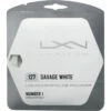 Luxilon Savage White 127 16g Tennis String (Set) -Racquets Shop luxilon savage white 127 16g 1000 1000