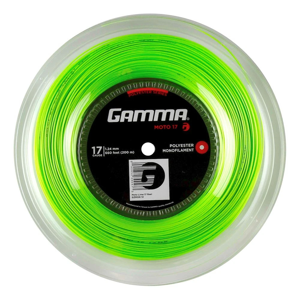 Gamma MOTO 17g Tennis String (Reel) 3 Gamma MOTO 17g Tennis String (Reel)