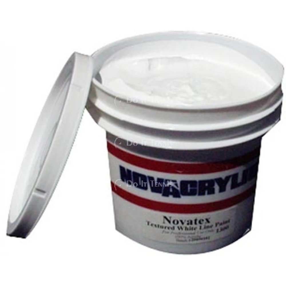 Nova NovaTex Textured Tennis Court Line Paint (1 Gallon Pail) 3 Nova NovaTex Textured Tennis Court Line Paint (1 Gallon Pail)