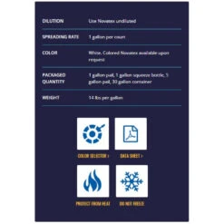 Nova NovaTex Textured Tennis Court Line Paint (1 Gallon Pail) 6 Nova NovaTex Textured Tennis Court Line Paint (1 Gallon Pail) -Racquets Shop nova novatex 1 gallon pail line paint 1000 1000