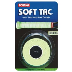 Tourna Soft Tac Neon Green Overgrip (3 Pack)