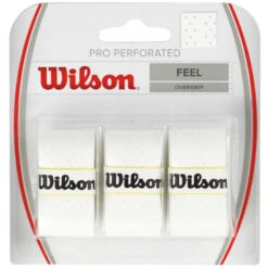 Wilson Pro Perforated Overgrip 3 Pack (Assorted Colors)
