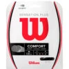 Wilson Sensation Plus 16g Black Tennis String (Set) -Racquets Shop wr830020116 sensation plus 16 bk sm 1000 1000