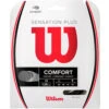 Wilson Sensation Plus 17g Black Tennis String (Set) 2 Wilson Sensation Plus 17g Black Tennis String (Set) -Racquets Shop wr830020117 sensation plus 17 bk pkg 1000 1000