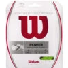 Wilson Synthetic Gut Power 16g Lime Green Tennis String (Set) -Racquets Shop wrz945700 synthetic gut power 16 li pkg 1000 1000